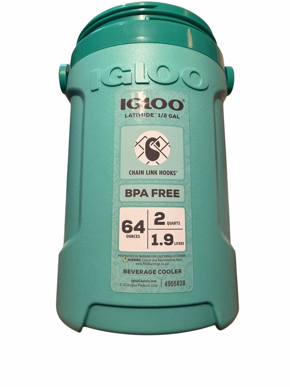 Igloo Portable Beverage Jug - Teal Green